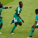 Senegal's Idrissa Gueye celebrates the June 19 game's first goal with team mates.